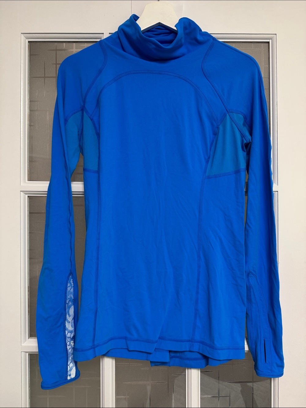 lululemon athletica long sleeve pullover - cobalt blue